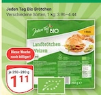Bio Brötchen bei GLOBUS im Weiterstadt Prospekt für 1,11 €