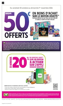 Catalogue de la semaine "Intermarché" avec 2 pages, valide du 27/10/2026 au 08/11/2026 pour Le Val-d'Ajol et alentours Prospectus de la semaine "Intermarché" avec 2 pages, valide du 27/10/2026 au 08/11/2026 pour Le Val-d'Ajol et alentours