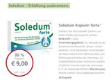 Soledum Kapseln forte bei LINDA Premiumapotheke im Prospekt "" für 9,00 €