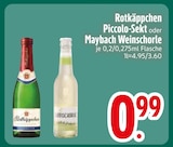 Piccolo-Sekt von Rotkäppchen im aktuellen EDEKA Prospekt für 0,99 €