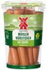 Vegane Mühlenfrikadellen oder Vegetarische Mühlenwürstchen bei REWE im Prospekt "" für 2,49 €