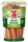 REWE - Vegane Mühlenfrikadellen oder Vegetarische Mühlenwürstchen Angebot im Prospekt Vegane Mühlenfrikadellen oder Vegetarische Mühlenwürstchen bei REWE im Prospekt "" für 2,49 €