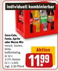 Coca-Cola im Angebot bei REWE in Wiehl Coca-Cola Angebote bei REWE Wiehl für 11,99 €