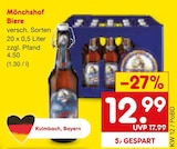 Biere bei Netto Marken-Discount im Prospekt "" für 12,99 €