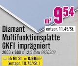 Multifunktionsplatte GKFI imprägniert im Angebot bei Hornbach in Görlitz Multifunktionsplatte GKFI imprägniert Angebote von Diamant bei Hornbach Görlitz für 8,96 €