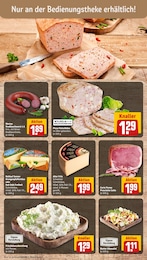 Fleischkäse Angebot im aktuellen REWE Prospekt auf Seite 9