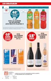 Prix et réduction Red Bull dans le prospectus Super U en cours Offre Red Bull dans le catalogue Super U du moment à la page 6