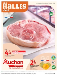 Auchan Supermarché Catalogue "LES HALLES d'été", 17 pages, L'Hôpital-le-Grand,  23/06/2026 - 29/06/2026