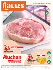 Prospectus Supermarchés Auchan Supermarché en cours à Saint-Caprais-de-Bordeaux et alentours, "LES HALLES d'été", 17 pages, 23/06/2026 - 29/06/2026 Catalogue Supermarchés Auchan Supermarché en cours à Saint-Caprais-de-Bordeaux et alentours, "LES HALLES d'été", 17 pages, 23/06/2026 - 29/06/2026