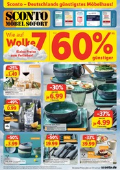 Teller im Sconto SB Prospekt in Rostock Aktueller Sconto SB Prospekt mit Teller, "MÖBEL SOFORT", Seite 1