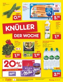 Netto Marken-Discount Prospekt der Woche "Aktuelle Angebote" Seite 2, 05.05.2025 bis 10.05.2025 für Erkelenz Aktueller Netto Marken-Discount Prospekt "Aktuelle Angebote" Seite 2 von 67 Seiten für Erkelenz