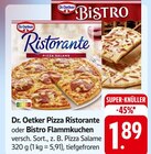 Pizza Ristorante oder Bistro Flammkuchen Angebote von Dr. Oetker bei E center Filderstadt für 1,89 €