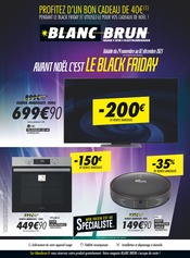 Electroménager Angebote im Prospekt "Avant Noël c'est le Black Friday" von Blanc Brun auf Seite 1