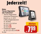 REWE Rheinhausen - Thermo-/Hygrometer Angebot im Prospekt Thermo-/Hygrometer bei REWE im Rheinhausen Prospekt für 7,99 €