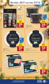 Promotion Apéritif surgelé dans le prospectus Aldi, valable du 25/11/2025 au 01/12/2025 Promo Apéritif surgelé dans le catalogue Aldi du moment à la page 21