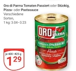 Tomaten Passiert Angebote von Oro di Parma bei GLOBUS Leipzig für 1,29 €