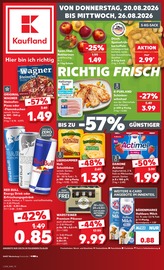 Kaufland Supermarkt Prospekt der aktuellen Woche mit 52 Seiten, gültig von 20.08.2026 bis 26.08.2026, in Mengerskirchen und Umgebung Aktueller Kaufland Supermarkt Prospekt in Mengerskirchen und Umgebung, "Hier bin ich richtig" mit 52 Seiten, 20.08.2026 - 26.08.2026