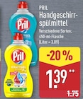 Handgeschirrspülmittel Kraftgel Zitrone von Pril im aktuellen ALDI Nord Prospekt für 1,39 €