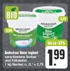 Bio-Sahnejogurt oder Bio Jogurt mild Angebote von Andechser Natur bei EDEKA Dresden für 1,99 €