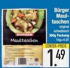 Maultaschen von Bürger im aktuellen EDEKA Prospekt für 1,49 €