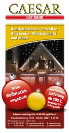 CAESAR Prospekt für Bremen mit 6 Seiten CAESAR Prospekt für Bremen: "Top Angebote", 6 Seiten, 01.12.2023 - 15.12.2023
