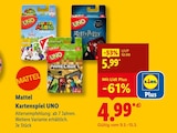 UNO Super Mario Angebote von Mattel bei Lidl Straubing für 4,99 €