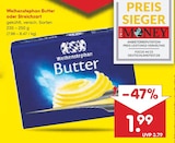 Aktuelles Butter oder Streichzart Angebot bei Netto Marken-Discount in Saarbrücken ab 1,99 €