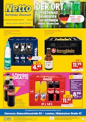 Aktueller Netto Marken-Discount Prospekt mit Bier, "DER ORT, AN DEM DU IMMER AUSGEZEICHNETE PREISE FINDEST.", Seite 1