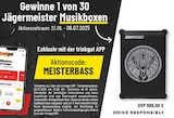 Musikboxen im Angebot bei Trinkgut in Bocholt Musikboxen Angebote von Jägermeister bei Trinkgut Bocholt für 999,00 €