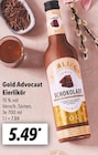 Eierlikör von Gold Advocaat im aktuellen Lidl Prospekt für 5,49 €