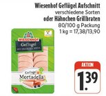 Aktuelles Geflügel Aufschnitt Angebot bei nah und gut in Würzburg ab 1,39 €