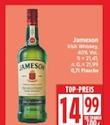 Irish Whiskey im EDEKA Prospekt Irish Whiskey von Jameson im aktuellen EDEKA Prospekt für 14,99 €