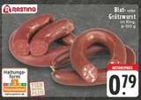 Blutwurst im Angebot bei E center in Krefeld Blutwurst Angebote von Rasting bei E center Krefeld für 0,79 €