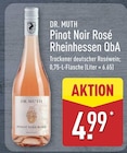 Pinot Noir Rosé Rheinhessen QbA von DR. MUTH für 4,99 € bei ALDI Nord im Angebot Pinot Noir Rosé Rheinhessen QbA von DR. MUTH im aktuellen ALDI Nord Prospekt