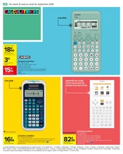 Calculatrice Angebote im Prospekt "LA RENTRÉE À PETIT PRIX" von Carrefour auf Seite 28
