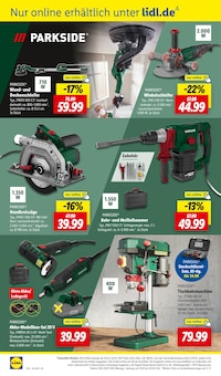 Bohrmaschine im Lidl Prospekt "LIDL LOHNT SICH" mit 61 Seiten (Würzburg)