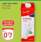 H-Milch 1,5 % Fett Angebote von Jeden Tag bei GLOBUS Leipzig für 0,79 €