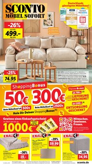 Aktueller Sconto SB Prospekt für Udestedt und Ungebung, Seiten zum blättern Sconto SB Prospekt Shopping Bonus mit Seiten in Udestedt und Umgebung