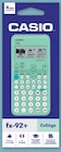Calculatrice scientifique FX92+ Collège - CASIO - Super U à Orléans Calculatrice scientifique FX92+ Collège - CASIO en promo chez Super U Orléans à 13,50 €