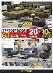 Aktueller BRAUN Möbel-Center Prospekt mit Sessel, "60 JAHRE BRAUN MÖBEL CENTER", Seite 10