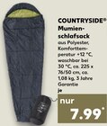 Mumienschlafsack im Angebot bei Kaufland in Dortmund Mumienschlafsack Angebote von COUNTRYSIDE bei Kaufland Dortmund für 7,99 €
