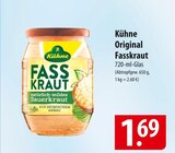 Kühne Original Fasskraut Angebote bei famila Nordost Lüneburg für 1,69 €