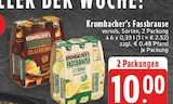 Fassbrause Cola+Orange im Angebot bei EDEKA in Nordhorn Fassbrause Cola+Orange Angebote von Krombacher's bei EDEKA Nordhorn für 10,00 €