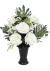 Promo Cône 3 roses, 2 boutons de roses et palmes à 19,99 € dans le catalogue Maxi Bazar à Herblay