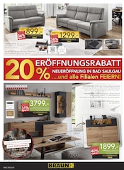Sofa im BRAUN Möbel-Center Prospekt in Pirmasens Aktueller BRAUN Möbel-Center Prospekt mit Sofa, "NEUERÖFFNUNG", Seite 4