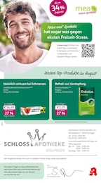 mea - meine apotheke Prospekt für Eislingen mit 4 Seiten mea - meine apotheke Prospekt für Eislingen: "Unsere August-Angebote", 4 Seiten, 01.08.2026 - 31.08.2026