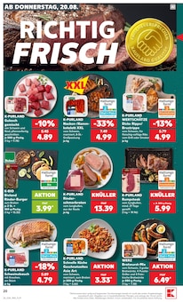 Schweinefleisch im Kaufland Prospekt "Hier bin ich richtig" mit 52 Seiten (Braunschweig)