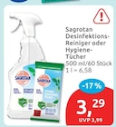 Desinfektions-Reiniger von Sagrotan für 3,29 € bei budni im Angebot Desinfektions-Reiniger von Sagrotan im aktuellen budni Prospekt