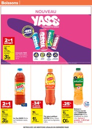 Prix et réduction Boisson dans le prospectus Carrefour en cours Offre Boisson dans le catalogue Carrefour du moment à la page 36