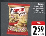 hanuta Minis von Ferrero im aktuellen E center Prospekt für 2,59 €